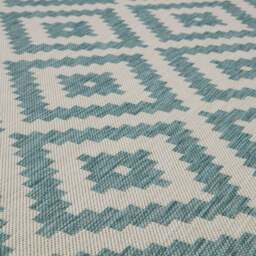 Rackhams Ecology Outdoor Rug Aqua - 100AQ - 240X340 cm - thumbnail 2