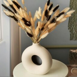 Rackhams Donut Shaped Round Ceramic Vase - thumbnail 6