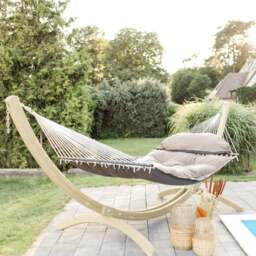 Rackhams The Fat Hammock Set - Red - thumbnail 2