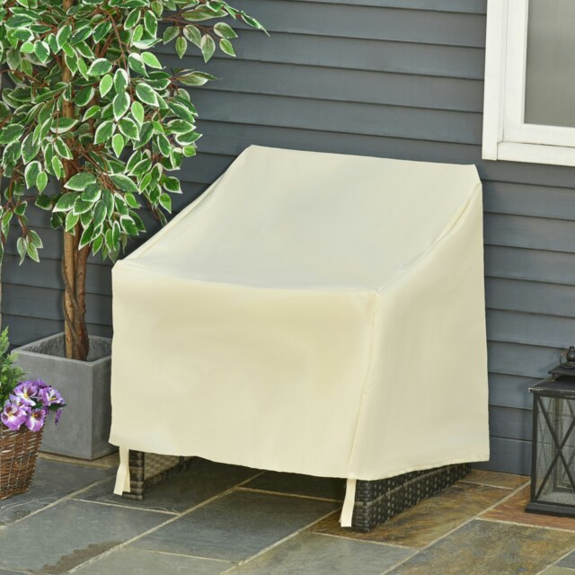 Rackhams Furniture Cover Single Chair Protector 600D Oxford 68x87x44-77cm - image 1