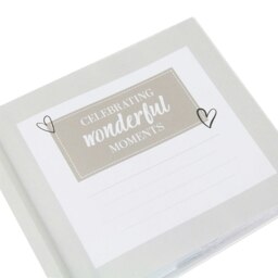 Rackhams Modern Special Memories Photo Album with Gold Foil Text - Holds 80 4x6 Pictures - thumbnail 2