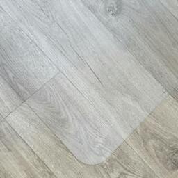 Rackhams Enhanced Polymer Chair Mat for Hard Floors – Clear Rectangular Office Floor Protector - Multiple Sizes - 116 x 130cm - thumbnail 4