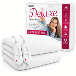 Rackhams Electric Blanket Super King Size Fully Heated Mattress Cover Underblanket with Elasticated Skirt - thumbnail 1