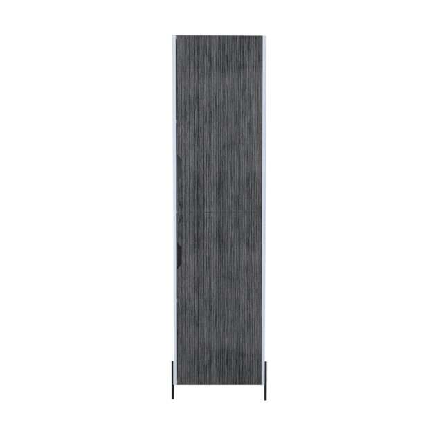Rackhams Dallas 4-Shelf Display Cabinet with Doors - White - image 1