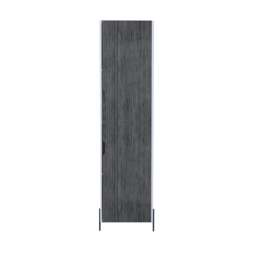 Rackhams Dallas 4-Shelf Display Cabinet with Doors - White - thumbnail 1