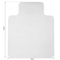 Rackhams Office Carpet Protector Chair Mat Spike Non Slip Studs Frosted - thumbnail 4