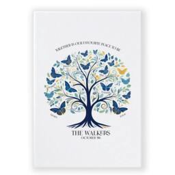 Rackhams Print For Living Room - Set of 1 Botanical Wall art Prints - 20 x 30 in / 50 x 76 cm - Polyester Canvas 260 gsm - Canvas wrapped