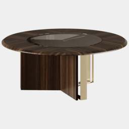 Rackhams Howard Centre Table with Aged Brass Coffee Table - thumbnail 2