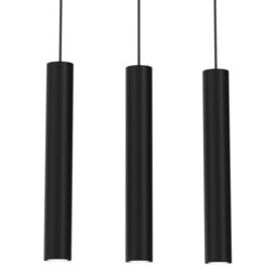 Rackhams Hudson Pendant Lamp Hand Made High Quality Elegant Cylindrical Design With Matt Black Finish - thumbnail 2