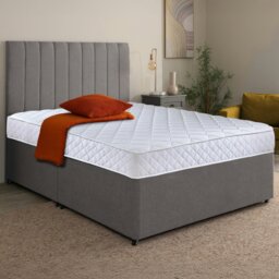 Rackhams Cooltouch Plus Diamond Essentials Foam Free Pinna-Coil Mattress - White - 1 - 3ft Single Mattress (90cm x 190cm) - thumbnail 4