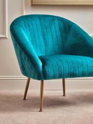 Rackhams Occasional chair, High Back Large Indoor Chair, Breathable Rattan Garden Chair, Easy to Clean Lounge Chair - thumbnail 5
