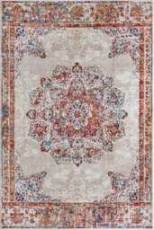 Rackhams Orient Maderno Medallion Design Cream Rug - 140X200 cm