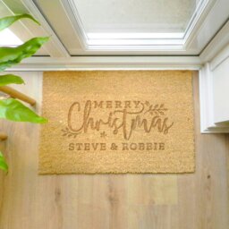 Rackhams Personalised Christmas Rectangle Indoor Doormat - thumbnail 4