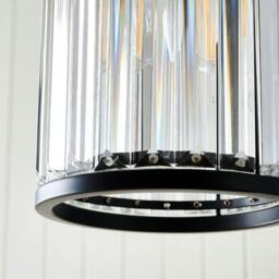 Rackhams Resto Matte Black Narrow Easy-Fit Pendant - thumbnail 6