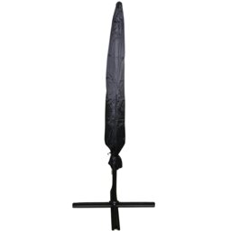 Rackhams 3m Waterproof Cover for Hanging Banana Cantilever Garden Parasol in Black - thumbnail 4
