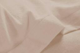 Rackhams Plain Dye Flannelette Latte Duvet Cover Set - Super King - thumbnail 3