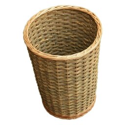 Rackhams Round Hallway Umbrella Walking Stick Wicker Basket - thumbnail 3