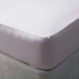 Rackhams Brushed Cotton Fitted Sheet - Heather - Superking - Heather - 100% Brushed Cotton - thumbnail 3