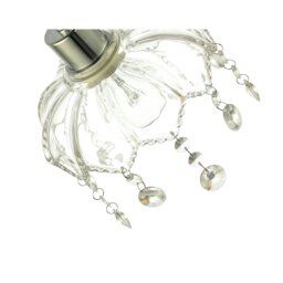 Rackhams Traditional and Shabby Chic Clear Glass Easy Fit Pendant Lamp Shade - thumbnail 3