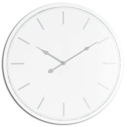 Rackhams Brandon Wall Clock - White - 49mm x 4cm x 49cm - White - 100% Mixed - thumbnail 2