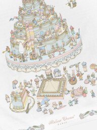 Rackhams Baby Le Gateau Swaddle in Blue (100cm) - Blue - One size - thumbnail 3