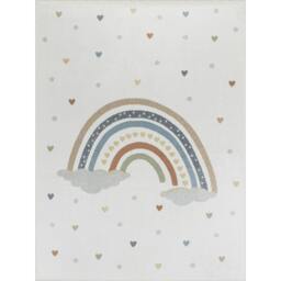 Rackhams Lillian-Kids Beige Orange Blue Green Washable Rug for Children's Rooms - 160cm_diameter - thumbnail 3
