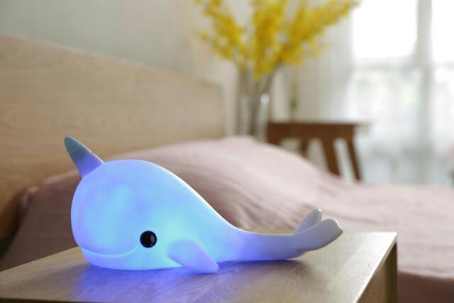 Rackhams Rechargeable Narwhal Night Light - image 1