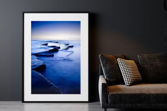 Rackhams Deep Blue - Framed Print 30 x 20 inch - image 1