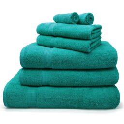 Rackhams Luxury Egyptian Cotton Towels 550gsm Jade - Jade - Hand towel