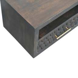Rackhams Solid Wood Arno Wall-Mounted Nightstand - thumbnail 3