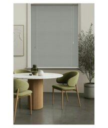 Rackhams Grey PVC Venetian Blind 152cm Drop (25mm Slats) - 105cm - thumbnail 5