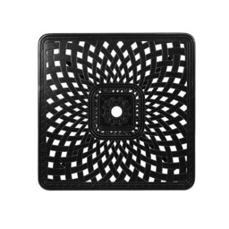 Rackhams Black 2.6ft Cast Aluminium Square Garden Dining Table for Outdoors - thumbnail 5