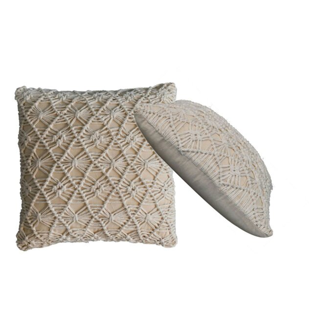 Rackhams 2x Maura Natural White Cushions - image 1