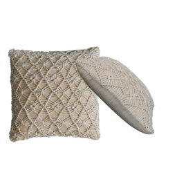 Rackhams 2x Maura Natural White Cushions - thumbnail 1