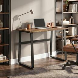 Rackhams Industrial Writing Desk Laptop Table Home Office Study Workstation - thumbnail 1