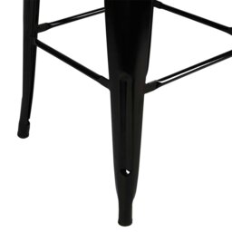 Rackhams Set of 4 Metal Bar Stool Industrial Style High Chair - thumbnail 6