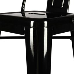 Rackhams Set of 4 Metal Bar Stool Industrial Style High Chair - thumbnail 5