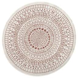 Rackhams Porto Round Reversible Terra Rug Indoor-Outdoor - Ø 240 cm - thumbnail 1
