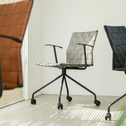 Rackhams Polyhymnia Office Chair, 3 Colors Available - Light Grey - thumbnail 5