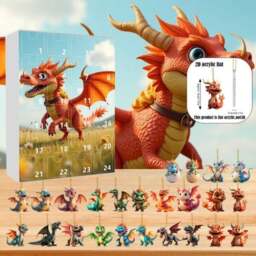 Rackhams Dragon Baby Pendant Christmas Advent Calendar - Style 2 - thumbnail 6
