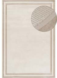 Rackhams Carmel Cream-Beige Bordered Rug - 6060 - 80X300 cm - thumbnail 2