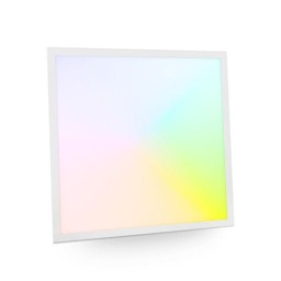 Rackhams Smart RGB+CCT LED Ceiling Panel Light 600  x 600mm, 40W Backlit Panel, App, Remote & Voice Control