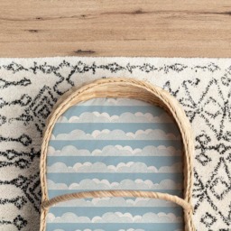 Rackhams - Moses Basket Fitted Sheet - Rolling Cloud - thumbnail 1