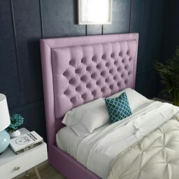 Rackhams Kingston Bed - Double - 4ft6 - Pink - thumbnail 3