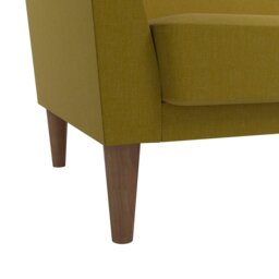 Rackhams Regal 3-Seater Sofa Bed in Mustard Fabric - Yellow - thumbnail 5