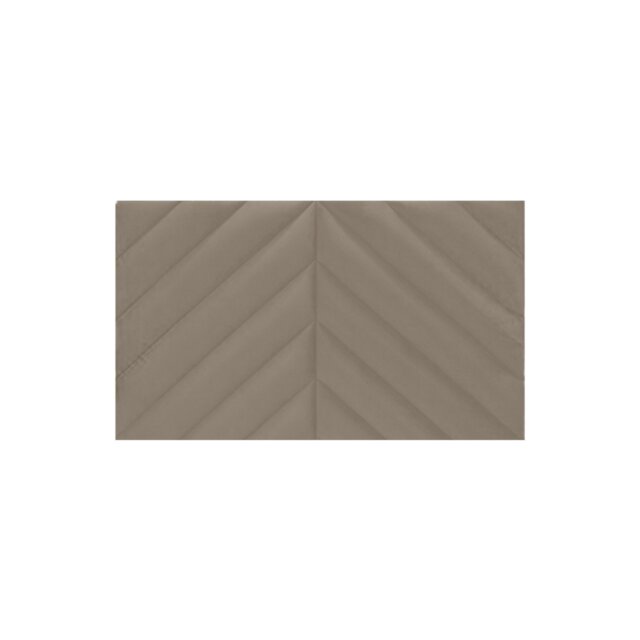 Rackhams Rose Double Headboard - Mink - Mink - image 1