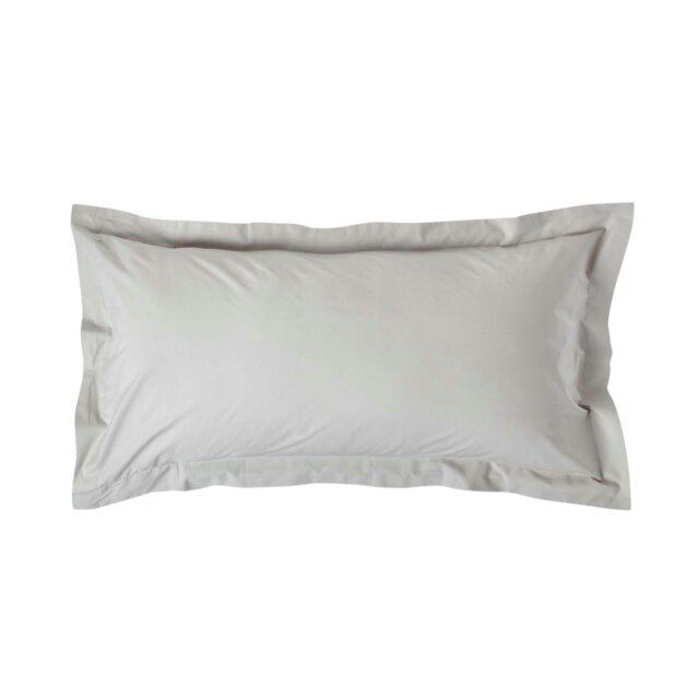 Rackhams Egyptian Cotton Oxford Pillowcase 200 TC, King Size - Silver Grey - image 1