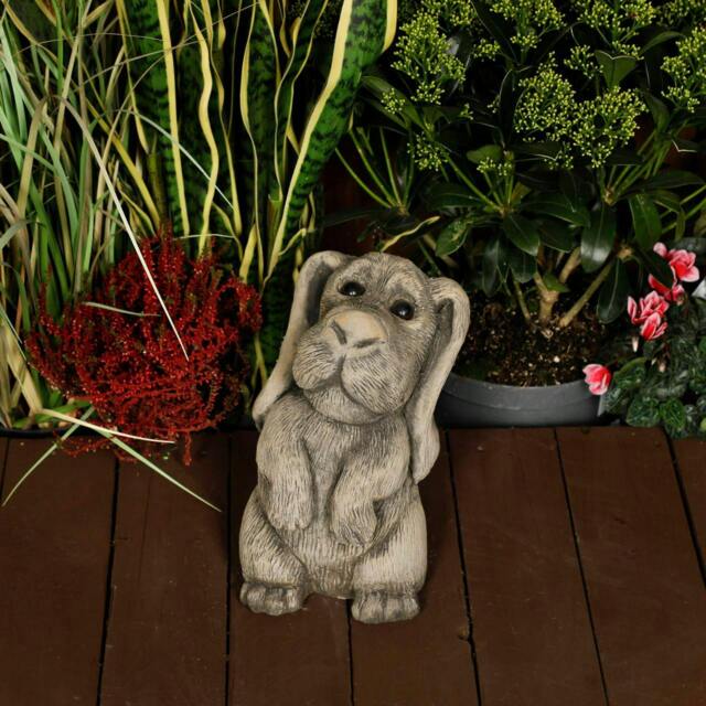 Rackhams Cheeky Stone Cast Airedale Terrier Garden Statue - image 1