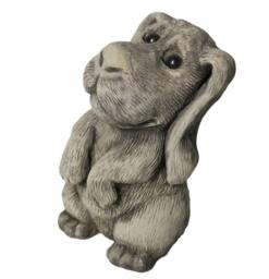 Rackhams Cheeky Stone Cast Airedale Terrier Garden Statue - thumbnail 4