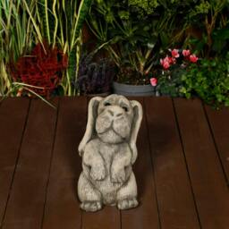 Rackhams Cheeky Stone Cast Airedale Terrier Garden Statue - thumbnail 3